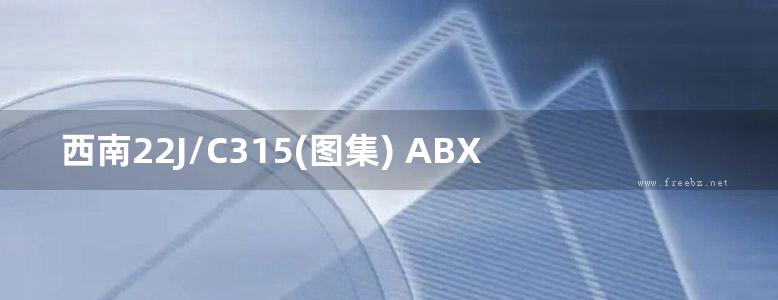 西南22J/C315(图集) ABX浮筑楼板隔声（保温）系统构造图集